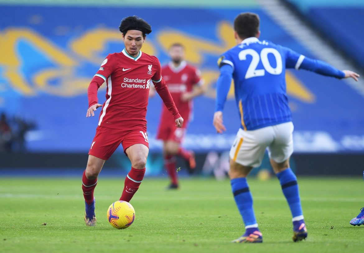 Liverpool star Minamino put in a shocking performance against Brighton